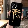 Чехол для телефона для iphone 17 Pro Max Air 16 15 14 13 Pro Max 15 16 Pro 15Plus Египет Нефертити Анубис Анкх Фараон Ракушка