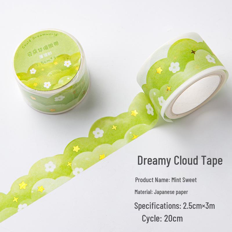 Декоративный малярный скотч Washi Tape - Декоративная наклейка для журнала, рулон