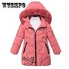 Зимняя куртка для девочек, детская утепленная куртка, детская одежда с хлопковой подкладкой, зимняя куртка