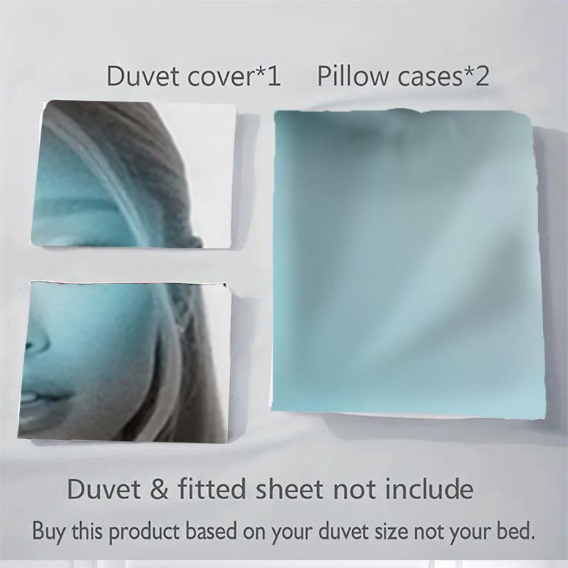 3Pcs Abstract Fashion Portrait Bedding Sets For All Sizes New 3D Printed Bed Cover Comforter Duvet Cover Pillowcase Bedroom Decoration