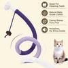 Cat Toys Cat Bite Rope Toy Refillable Natural Catnip Interactive Toys Kitten Teeth Cleaning Chew Toys Bite Rope for Dental Care