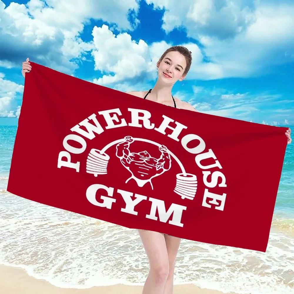 Логотип G-Gold's Gym-Y Полотенце Пляжные полотенца Ванная Полотенца для купания Взрослые Халат Девочка Спа Полотенце для ванны Большого размера Рождественский халат