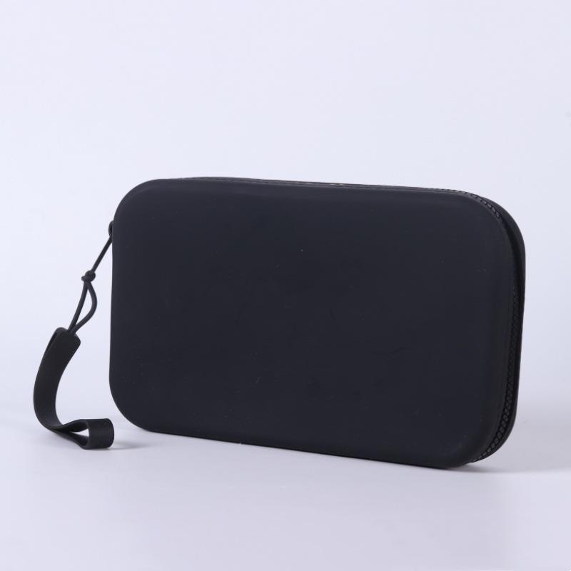 Silicone Storage Bag with Zipper for Phone Cables