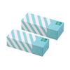 Amazing Odor-proof Bag Bos Striped Package Set of 2/mint Green Ss Size 200 Pieces for Processing Baby Diapers, Pet Poo, Food Waste, Sanitary Items, Et