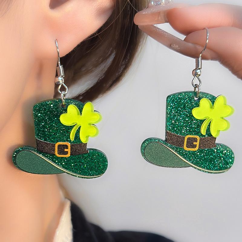 Серьги-гвоздики Green Flower Temperament Same, Серьги-гвоздики, Фабрика сережек