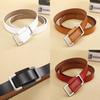 Casual Leather Belt For Women With Alloy Buckle And Highquality Leather For Pants Decoration