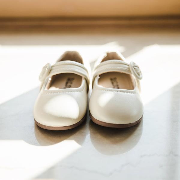 Baby Jam Girls' Bucky Flat Ivory-Y55