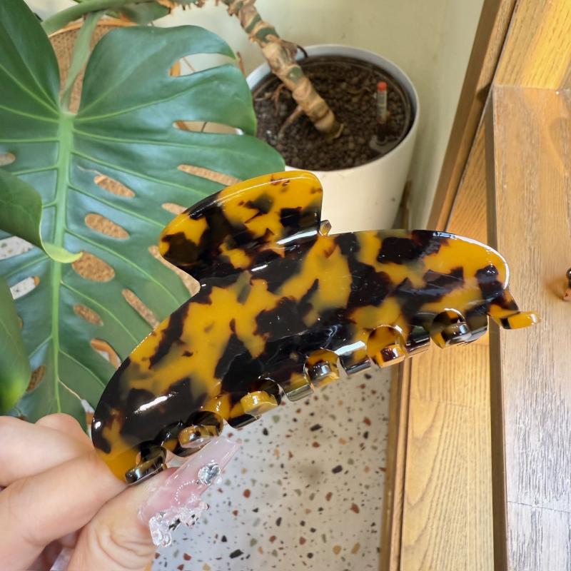 Acetate Hair Claw Clip 10.5cm Minimalist Geometric Pattern Updo Holder Sweet Cool Style Hair Grip Accessory for Women Unisex