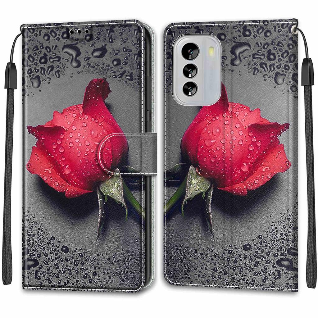 Роскошный окрашенный кожаный чехол для Nokia G60/G21/G11/G20/G10/C12/C22/C32/G42 Защитный чехол-книжка для Nokia 6.3/Nokia C01 Plus/Nokia G310
