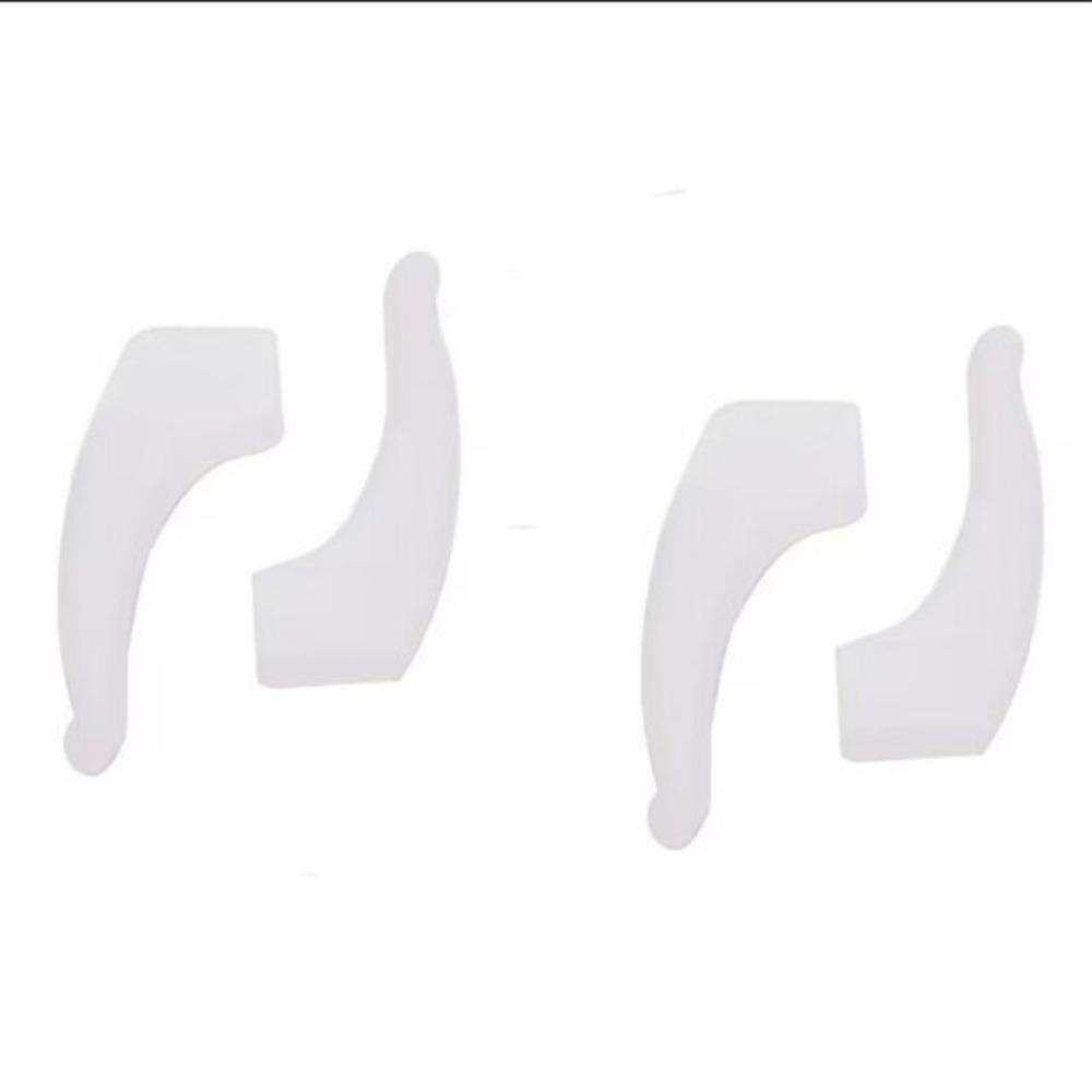 2 пары мягких заушников для очков, заушные дужки, аксессуары для очков, стопор для очков, для спорта и повседневной носки