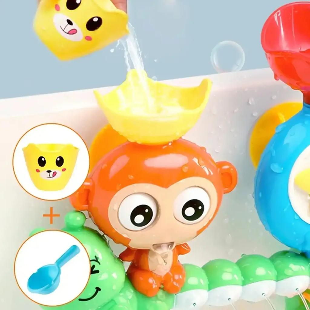 Игрушка для купания малыша, брызгающая обезьянка, вращающаяся забавная игрушка для душа, летняя успокаивающая игрушка для купания, эмоциональная игрушка для малыша