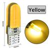 2/4/10pc T10 W5W COB LED Silicagel 194 Wedge Car Dome Reading Lamp Auto License Plate Bulb Side Marker Parking Turn Signal Light