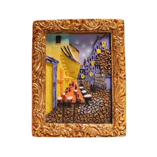 1/3/6 шт. Всемирно известная картина Магнит на холодильник Дом Офис Кухня Шкафчик Холодильник Смола 3D Живопись маслом Искусство Магнитное украшение Орнамент