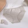Женское хлопковое свежее простое дышащее и бесшовное удобное простое кружевное нижнее белье большого размера