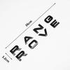 ABS Logo Range Letters Rover Letters Emblem Car Front Hood Bonnet Badge Rear Trunk Sticker For Land R  L322 L320 L494 L405