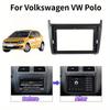 2 DIN 9-дюймовая рамка-переходник для автомагнитолы для Volkswagen VW Polo 2011-2016, панель для DVD, установочный комплект