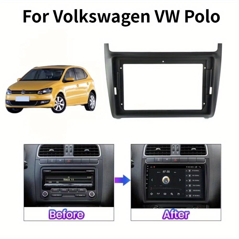 2 DIN 9-дюймовая рамка-переходник для автомагнитолы Volkswagen VW Polo 2011-2016, панель, рамка, установочный комплект