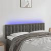 VidaXL LED Headboard Bedroom Furniture Double Bed Accessory Head of Bed Frame Interior Dark Grey 3122095