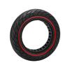 10x2.5 Inch Electric Scooter Solid Tire Honeycomb Rubber Scooter Tubeless Tire for Xiaomi M365 Red
