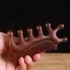 3 In 1 Massage Comb Blood Circulation Wood Sandalwood Comb Scalp Meridian Relax Anti-Static Styling Tool Salon Supply Hair Brush