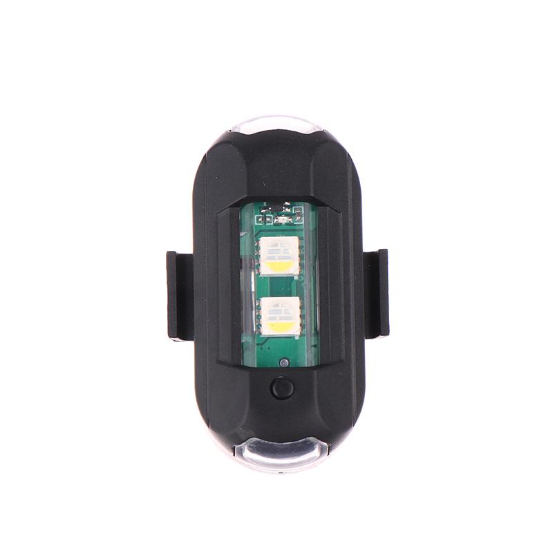 Мотоциклетные огни Дрон Стробоскопический свет Usb Led Анти-Столкновение Велосипед Самолет Ночной Полет Мини Мигающий Предупреждающий Сигнальный Светильник