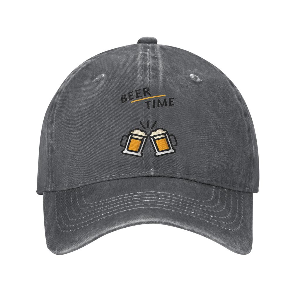 Vintage USA Flag Beer Baseball Cap Unisex Women Distressed Denim Washed Snapback Hat Outdoor Workouts Adjustable Hats Cap