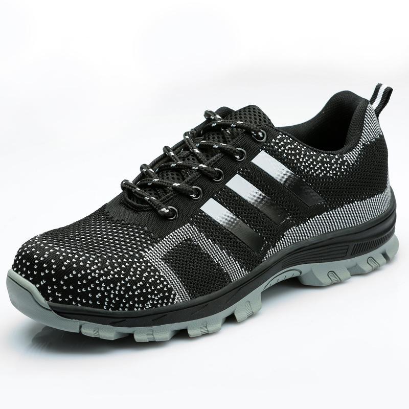 Обувь для страхования труда, повседневная мода, ударопрочная, ударопрочная и износостойкая рабочая обувь, защитная обувь