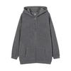 Мужская повседневная толстовка-кардиган на молнии из флиса - Плотная осенне-зимняя куртка-свитшот