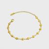 Elegant Gold Heart Chain Bracelet - Stainless Steel, Perfect Gift for Her