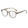 New Retro Progressive Multifocal Round Reading Glasses Far and Near Dual-purpose Presbyopia Glasses Anti Blue Light Eyewear