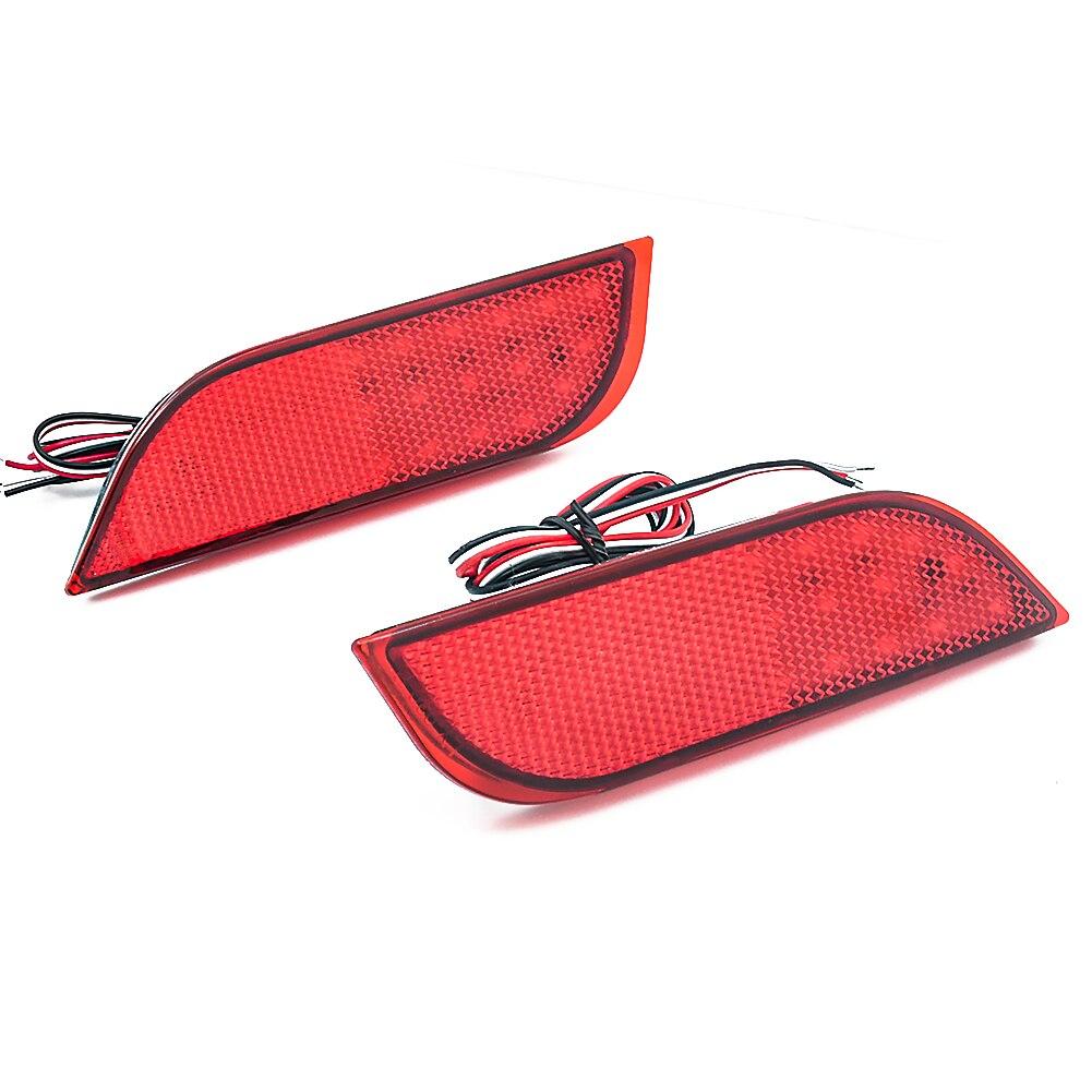 2x 26 LED Rear Bumper Reflector Tail Brake Stop Driving Turning Light For Subaru /Impreza/XV/WRX/LEVORG/Crossover/Exiga