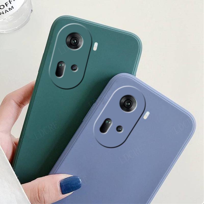 Для Reno 11 5G чехол OPPO Reno11 Reno 11 5G Capas новый жидкий силиконовый чехол противоударный TPU мягкий для Reno 11 5G Fundas