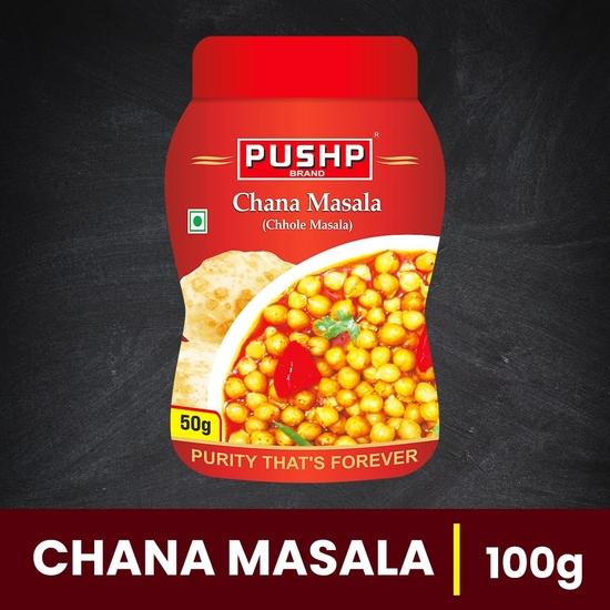 Pushp Brand Channa Masala банка 50г (Пакет из 1)