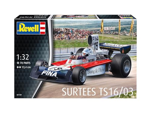 Немецкий Revell 1/32 Surtees TS16/03 Пластиковая сборная модель 07739 (Машина)