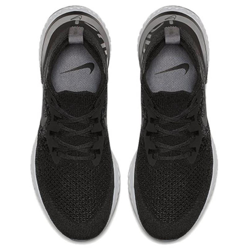 Nike Женские кроссовки Epic React Flyknit Черный Темно-серый AQ0070-001