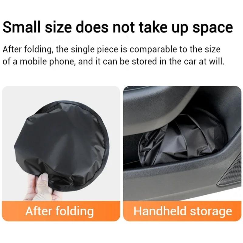 4-Layer Sun Shade Cover Electrostatic Curtains Car Side Sun Protection Cover Foldable Car Side Window Shield Privacy Sunshade