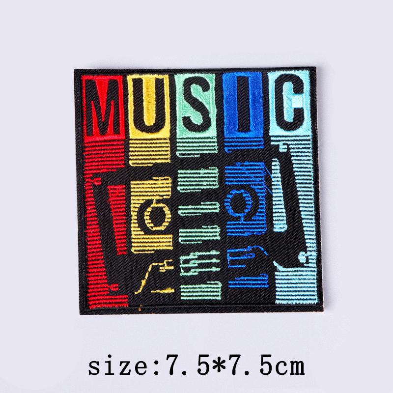 Proverb Patch Iron On Patches For Clothing Slogan Embroidered Patches On Clothes Skull Embroidery Patch Hook Loop Sticker Badges