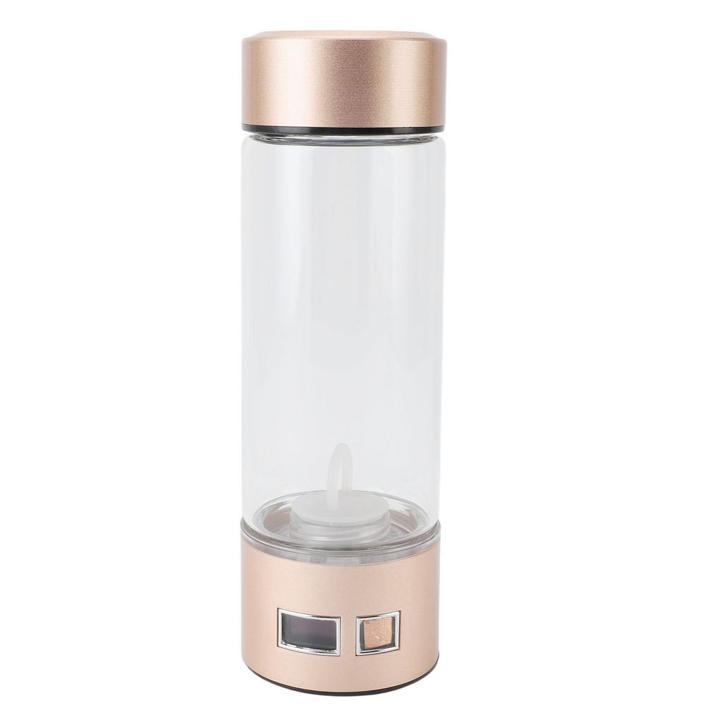 Hydrogen Water Bottle Rechargeable 4000PPB 450ml PEM Technology Portable Hydrogen Water Generator