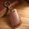 Genuine Leather Handmade Key Case for Roewe RX5Plus, I5, and i6Max, MG5 Car Models.