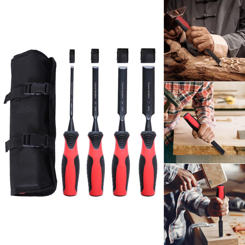 Professional Wood Chisel Set Wood Carving Tool Long Lasts Woodworking Tool for Various Woodworking Applications