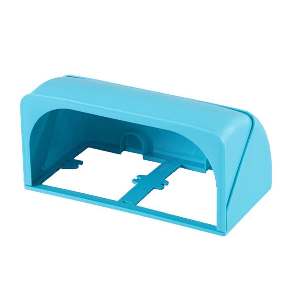 Self-Adhesive Socket Waterproof Box Plastic Electric Plug Rainproof Cover  Outdoor