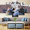 Home Decoration Modular Canvas Painting 5 Piece Gintama Anime Pictures Modern Hd Printed Poster For Living Room Wall Art