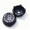 AAYP1 4pcs Black Rhino Logo Emblem Car Wheel Center Caps 60MM 56MM Wheels Hub High Cap Rhinoceros Badge Rim Hubcaps Cover Accessories