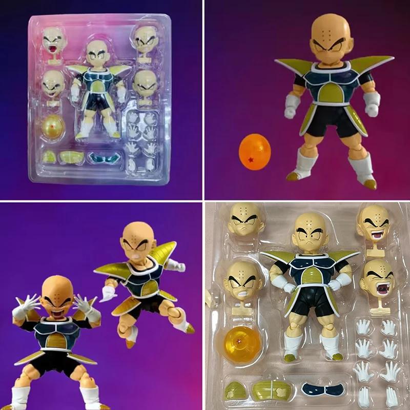 Anime Dragon Ball Z Figures Childhood Kuririn Action Figure PVC Movable Namek DBZ Combats Krilin SHF Collection Model Toys Gifts