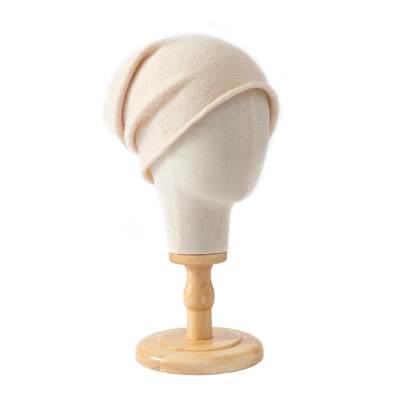 Женская кашемировая шапка Qinghe кашемир 30% кашемир 70% шерсть Женский осенне-зимний кашемировый платок мягкий и теплый