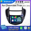 Беспроводной Carplay для Chevrolet Trax 2014 2015 2016 Радиоплеер Bluetooth DSP Стерео Android Auto 2.5D Сенсорный экран Головное устройство 4G