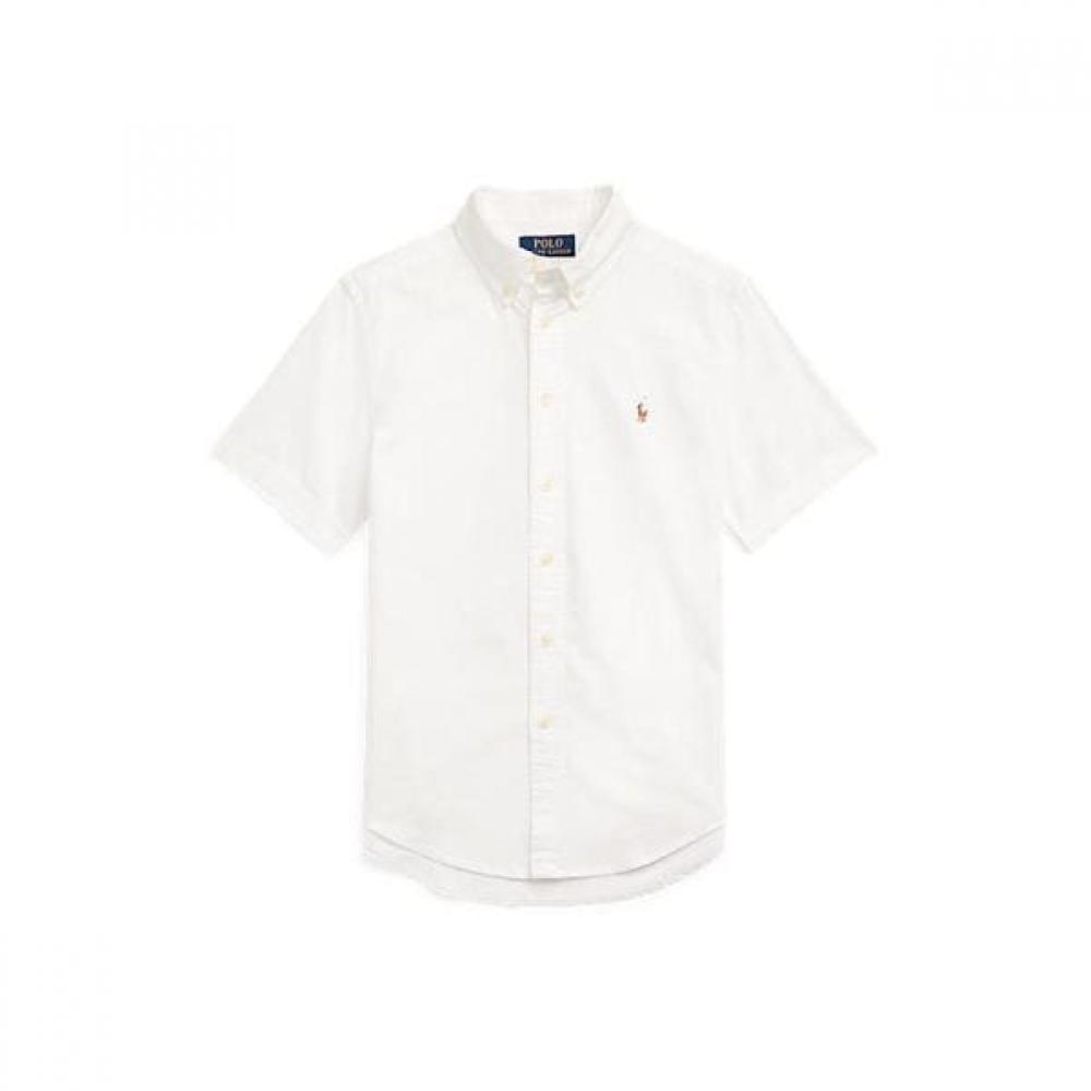 Polo Kids Boys 8 18 Years Old Cotton Oxford Short Sleeve Shirts  Cwpowovy6820357100 
