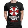 Umbrella Corp. Residents Evils T Shirt Men's  100% Cotton Vintage T-Shirts Round Neck  Tees Short Sleeve Clothes Gift Idea