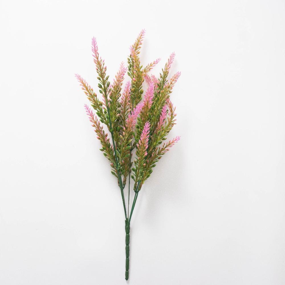Plastic Provence Lavender Floral Arrangement Fake Plants Handicraft Bouquet  Table Decoration