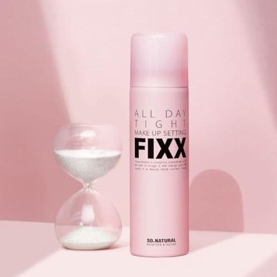 SO NATURAL Makeup Fixer (Japan Authorized Distributor) FIXX Keep Mist Spray (Normal Type) 120ml SONATURAL POWDER4ROOM ALL DAY TIGHT MAKE UP SETTING